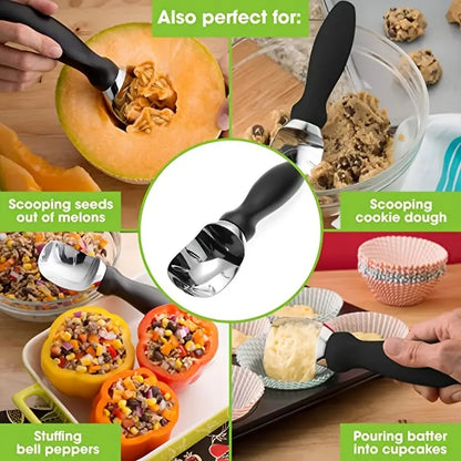 Zinc Alloy Ice Cream Spoon for Ball Digging (1pc)