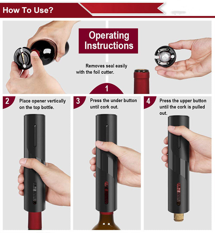 Black Friday Ultimate Sale: 30% off. Rechargeable electric wine opener