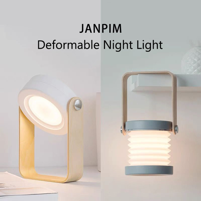 Black Friday Ultimate Sale: 30% off. Foldable Touch Dimmable Reading LED Night Light Portable Lantern Lamp USB Rechargeable For Home Decoration.